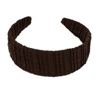 Georgette Headbands - Solid Dark Brown