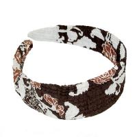 Georgette Headbands -  Chocolate-Ivory Floral
