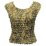 Georgette Popcorn - Sleeveless - Leopard Print
