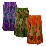 Skirts - Georgette Mini Pleat - Calf Length