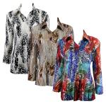 Satin Mini Pleats - Blouse