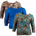 Origami Petal Shirts - Queen Three Quarter Sleeve