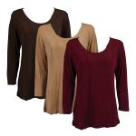 Magic Slinky Tops - Three Quarter Sleeve