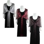 Shawls - Metallic Fishnet