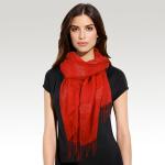 Scarves - Linen Feel with Lurex Sparkle