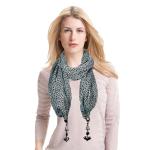 Scarves - Animal Print with Hanging Pendants