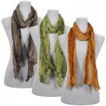 Scarves - Crinkled Snake Print 50960