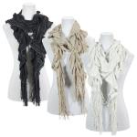 Scarves - Ruffle Knit w/ Lurex Sparkle 4113