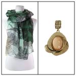 Scarves - Havana Breeze 1634 w/ Pendant
