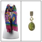 Scarves - Tribal 50480 w/ Pendant