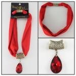 Magnet Scarves - Satin w/ Pendant