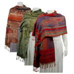 Pashmina Style Shawls - Woven Prints