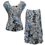 Sets Satin Mini Pleat - Cap / Skirt
