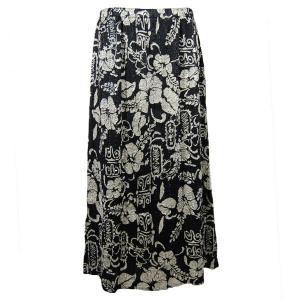 1092 - Magic Crush Skirts  Ivory Floral on Black - 