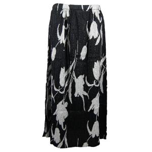 1092 - Magic Crush Skirts  White Tulips on Black - 