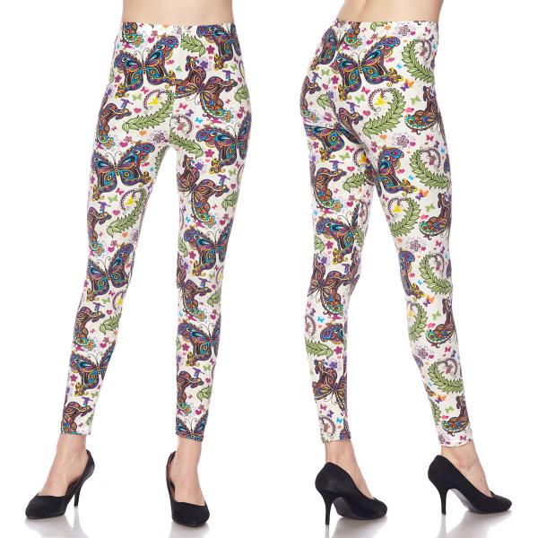 wholesale 1284P - Leggings (Brushed Fiber Prints) J/243/One Size<br>
Butterfly Print - One Size Fits Most