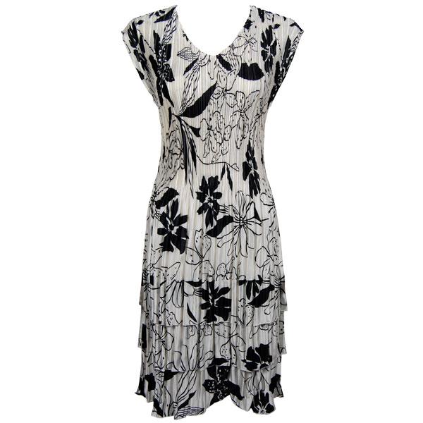 Wholesale1317 - Satin Mini Pleats Cap Sleeve Dresses