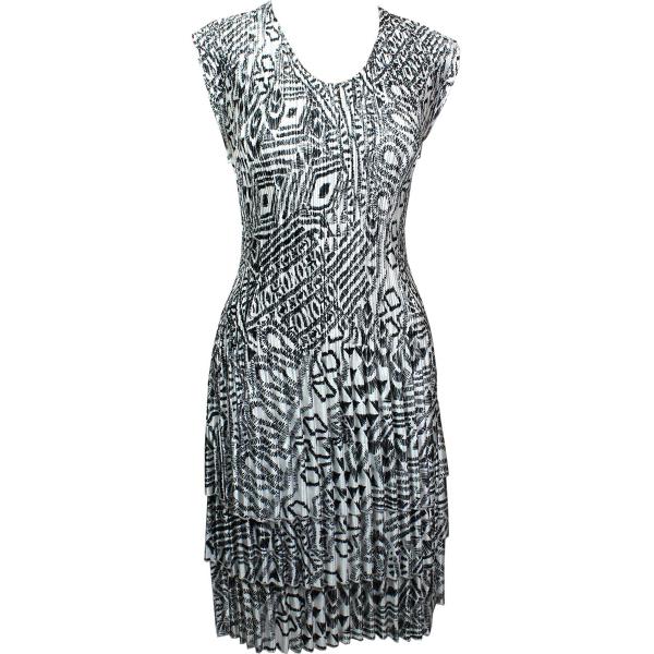 Wholesale1317 - Satin Mini Pleats Cap Sleeve Dresses