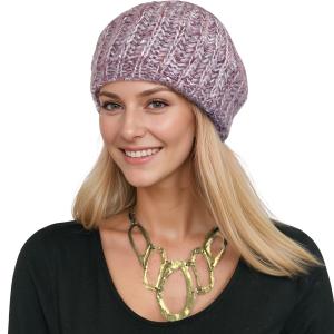 Wholesale 5007 - Knit Sequined Hats and Scarves  5007/HAT-Burgundy<br> 
Sequined Hat  - 