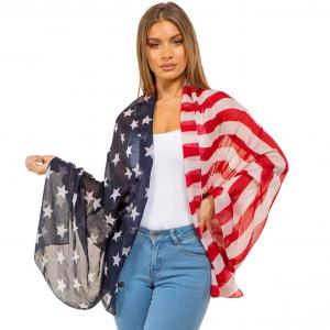 074 Red, White and Blue - US Flag GPO4133 - Americana Stars and Stripes  - 