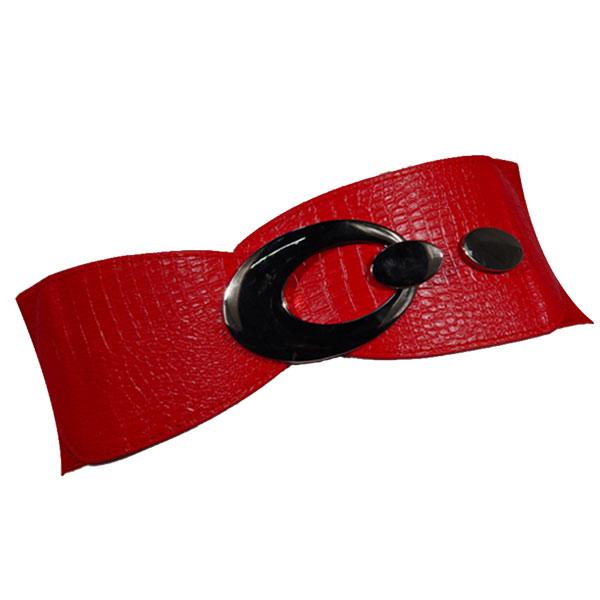 wholesale 2276 Fashion Stretch Belts 7502 - Red MB - One Size Fits Most