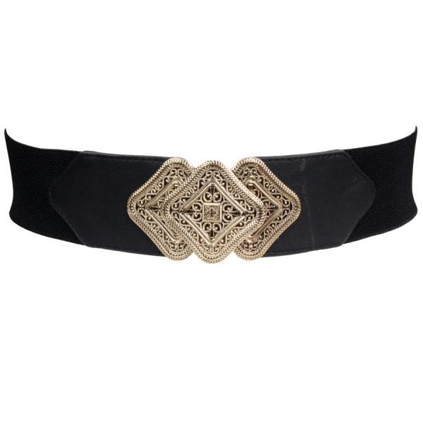 wholesale 2276 Fashion Stretch Belts Y5328 - Black (MISSING) - One Size Fits All