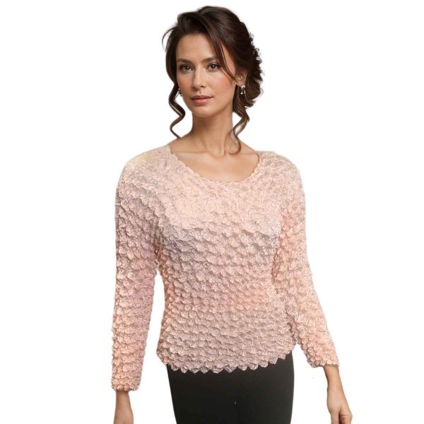 wholesale 231 - Gourmet Popcorn - Long Sleeve Peach - One Size Fits Most