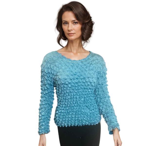 wholesale 231 - Gourmet Popcorn - Long Sleeve Sky Blue - One Size Fits Most