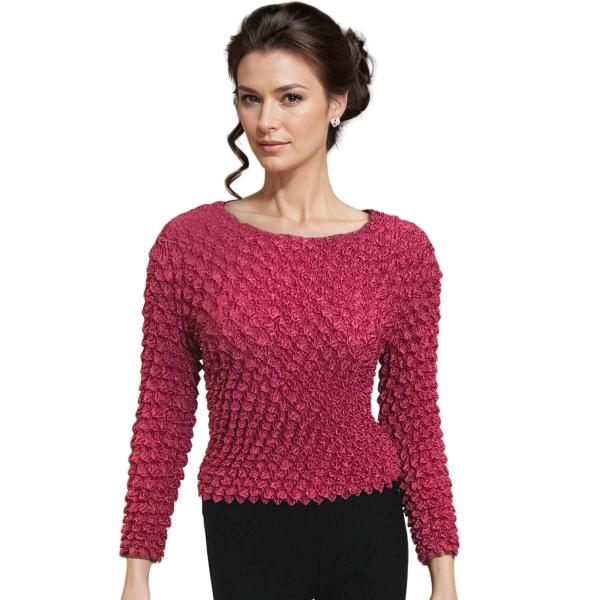 wholesale 231 - Gourmet Popcorn - Long Sleeve Magenta - One Size Fits Most