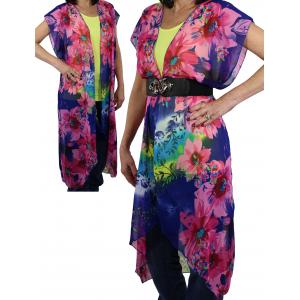 1124, 1125, & 1127 -Chiffon Dusters 1125 Blue - 