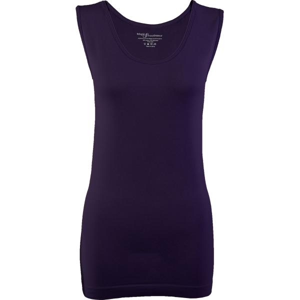 Wholesale 2819 - Magic SmoothWear Tanks and Sleeveless Tops Plum MB - Slimming One Size Fits Most
