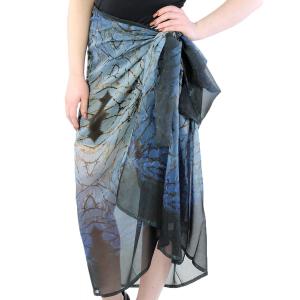 S641 - Chiffon Sarong Navy - 