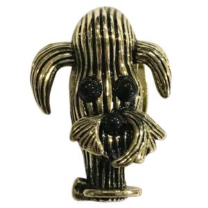 2997 - Artful Design Magnetic Brooches 018B Scottie Dog Bronze - .75