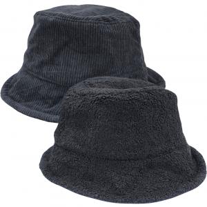 Wholesale 2999 - Fall and Winter Brimmed Hats and Caps 1095 - Black<br>
Reversible Bucket Hat - One Size Fits Most
