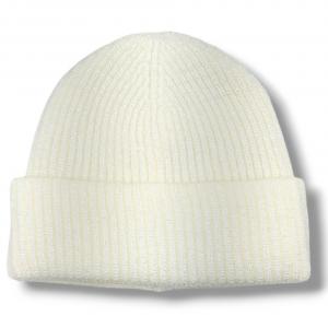 Wholesale 3114 - Winter Knit Hats 1094 - White<br>
Metallic Ribbed Beanie - One Size Fits Most