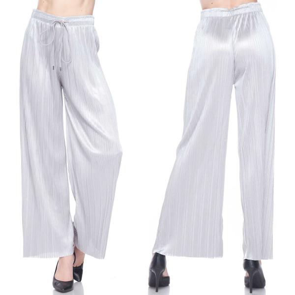 silver shimmer pants