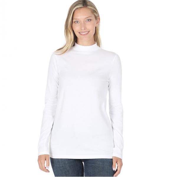 white mock turtleneck