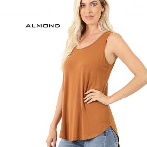 8507 - Real Modal Sleeveless Tops ALMOND Modal Sleeveless 8507 - Medium