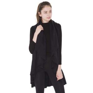 991 - Round Cashmere Feel Cape 991 - Black<br>
Round Cashmere Feel Cape - 