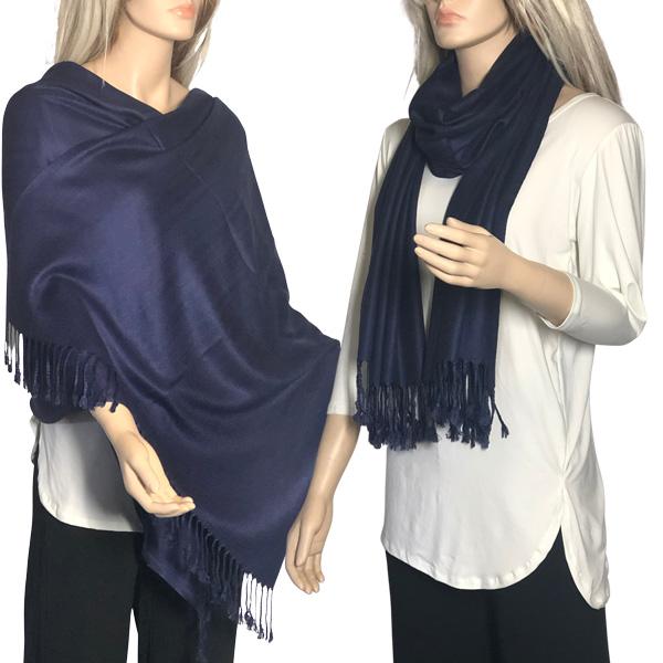 wholesale 3697 - Pashmina Style Solid Color Wraps Navy <br>
Pashmina Style Shawl - 