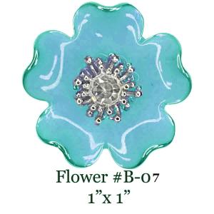 3700 - Magnetic Flower Brooches Flower - B07 - 1.25