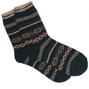 3748 - Crew Socks Conway Navy Multi - Woman's 6-10