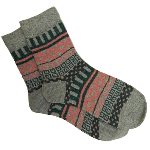 wholesale 3748 - Crew Socks Lake Placid Grey - Woman's 6-10