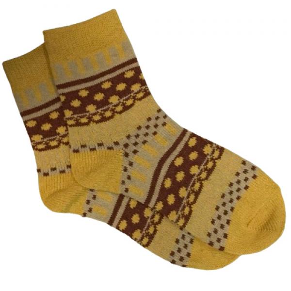 wholesale 3748 - Crew Socks Lake Placid Gold - Woman's 6-10