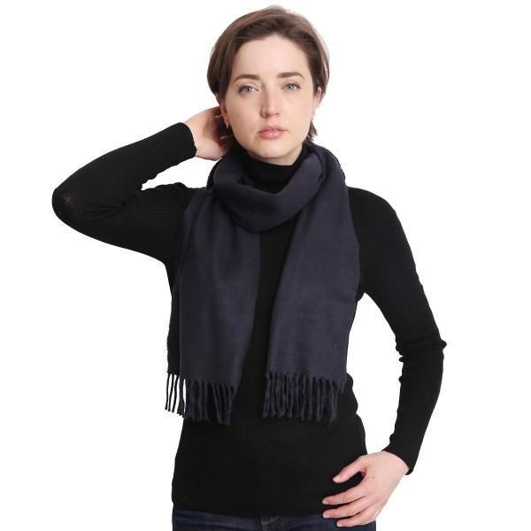 1338 - Cashmere Feel Scarf Solids Navy<br>
Cashmere Feel Scarf Solids - 