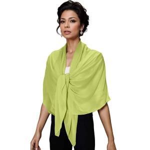 Wholesale 3837 -  Georgette Dress Shawls Leaf Green<br>
Georgette Shawl - 27