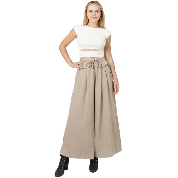 wholesale 4500 - Wide Leg Pants 4500 - Beige - One Size Fits Most