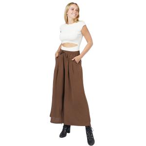 4500 - Wide Leg Pants 4500 - Brown - One Size Fits Most