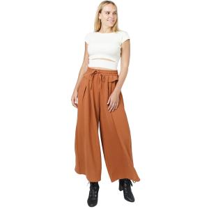 4500 - Wide Leg Pants 4500 - Camel - One Size Fits Most