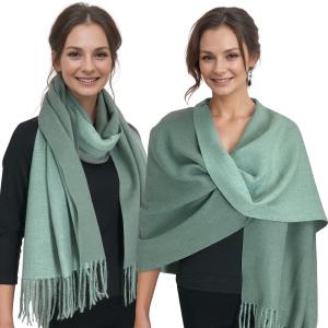 Wholesale 2404 - Two-Tone Scarves 2404 - Two Tone Mint - 26